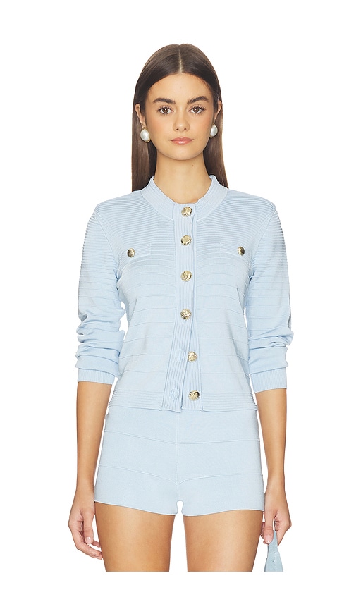 Generation Love Lilla Bandage Cardigan in Baby Blue. - size L (also in M)