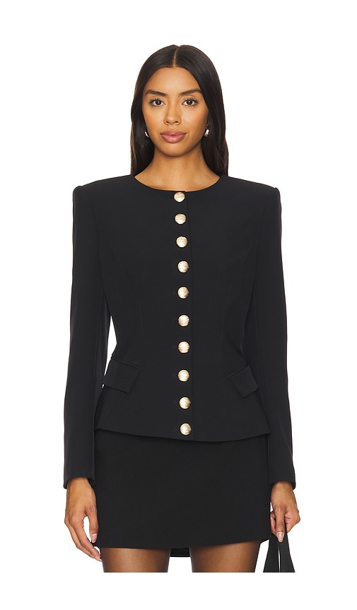 Generation Love Ophelia Crepe Blazer in Black | REVOLVE