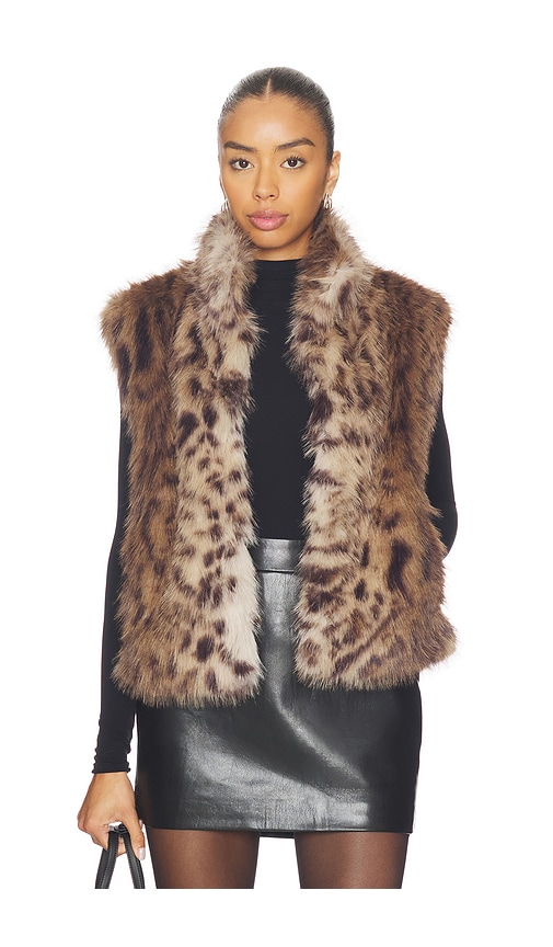 【美品】  L'Appartement / アパルトモン | 2025SS | Lisiere Leopard Vest リジェール レオパード ベスト | F | ネイビー | レディース L'Appartement / アパルトモン | 2025SS | Lisiere Leopard Vest