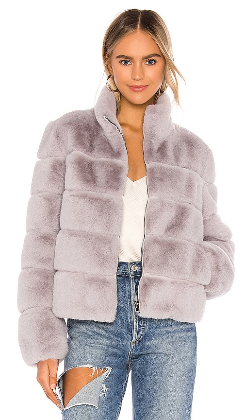 Generation Love Jodi Faux Fur Jacket In Grey | ModeSens