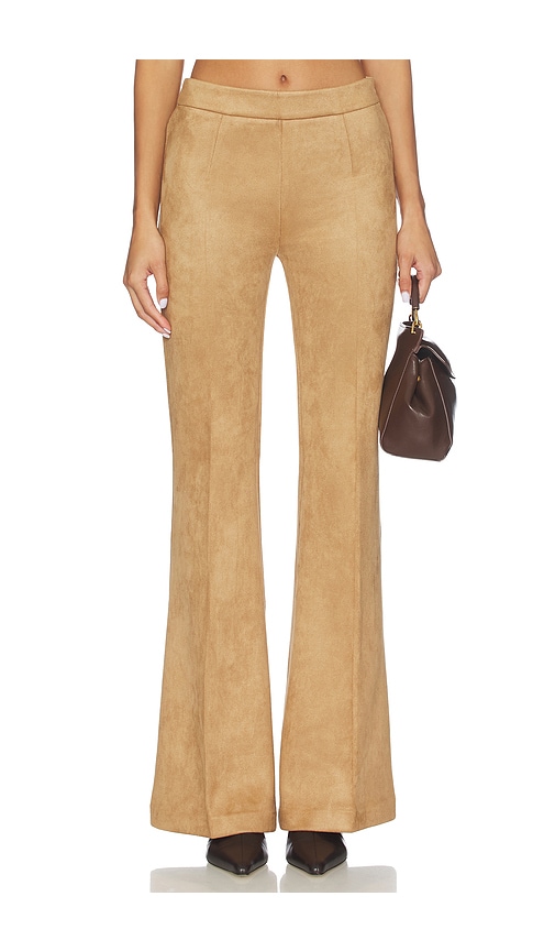 Generation Love Wesley Faux Suede Pants In Brown