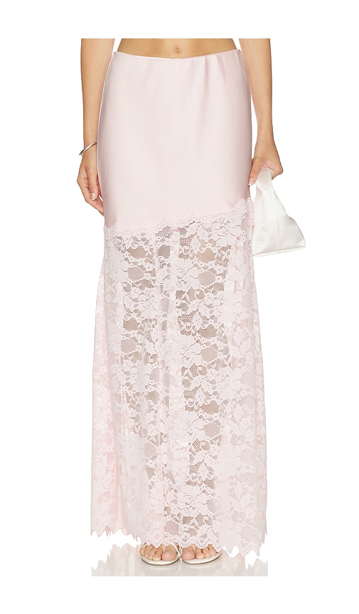 Generation Love Perrine Lace Combo Satin Skirt