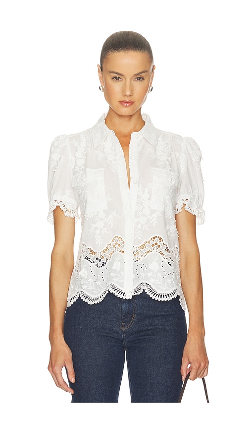Generation Love Mina 3d Voile Shirt In White