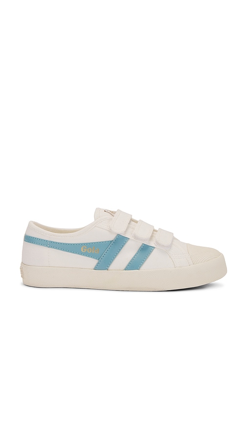 Shop Gola Coaster Strap Plimsolls In Cream