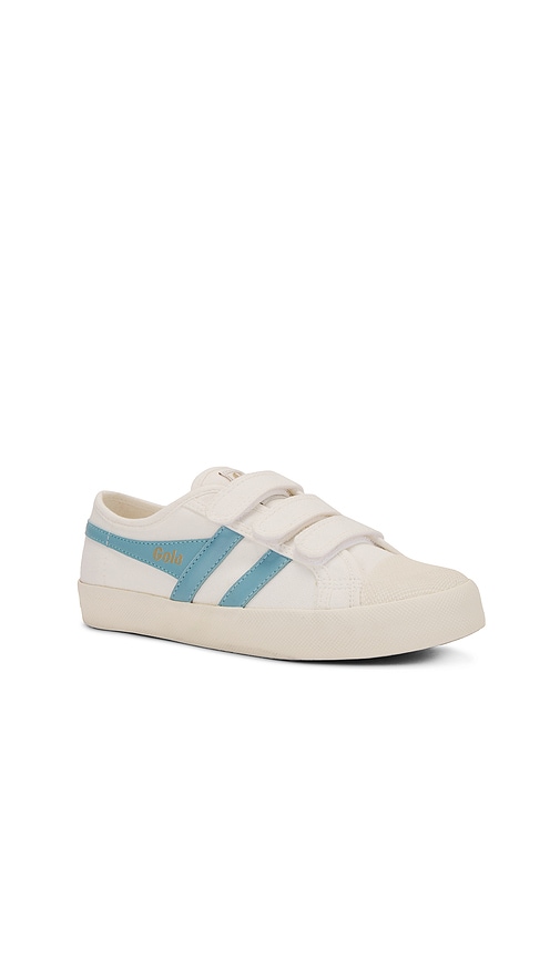 Shop Gola Coaster Strap Plimsolls In Cream