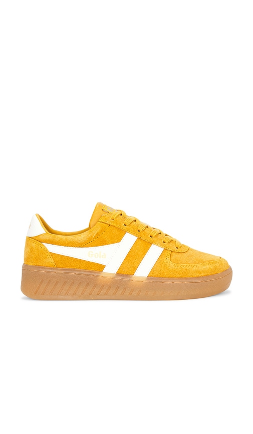 Women's Grandslam Suede Sneakers in Mustard. - size 10 (also in 11, 5, 6, 6.5, 7, 7.5, 8, 8.5, 9, 9.5) - Gola - Modalova