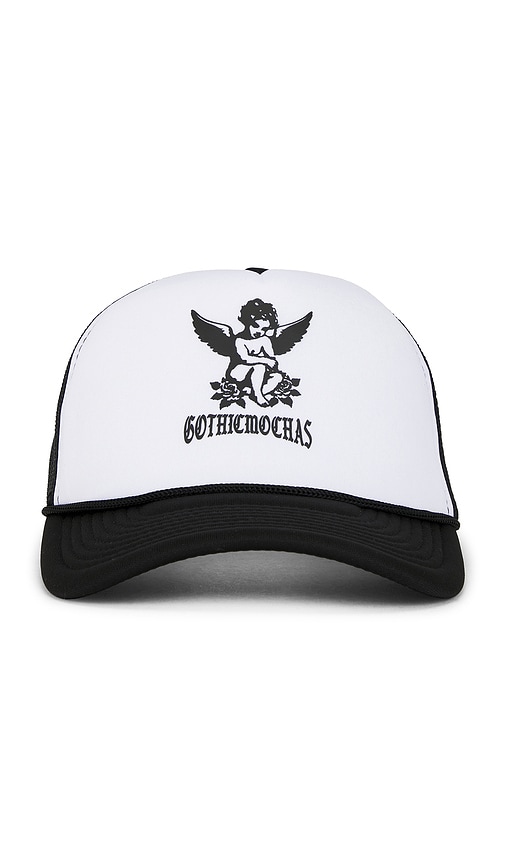Angel 2.0 Trucker Hat in Black.