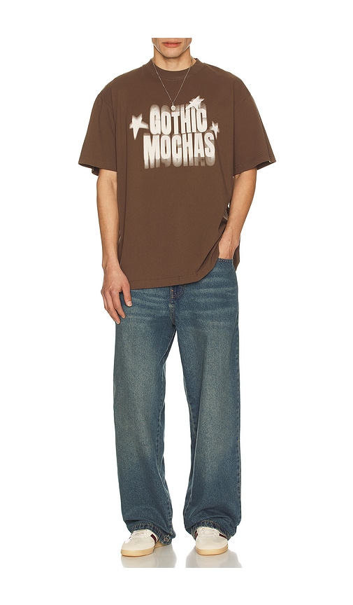  Gothicmochas T-shirt Star In Brown. Größe S. Also In M, L, Xl/1x. 