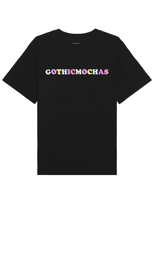 Gothicmochas Alphabet Tee In Black