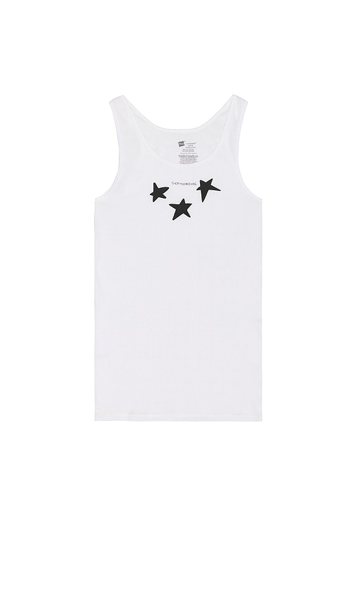 Shop Gothicmochas Star Power Tank In White