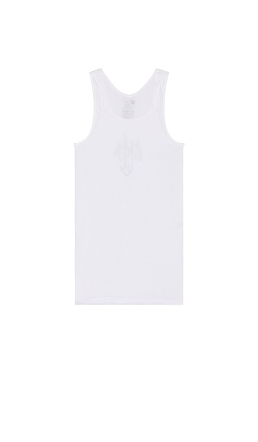 Shop Gothicmochas Flames Tank In White