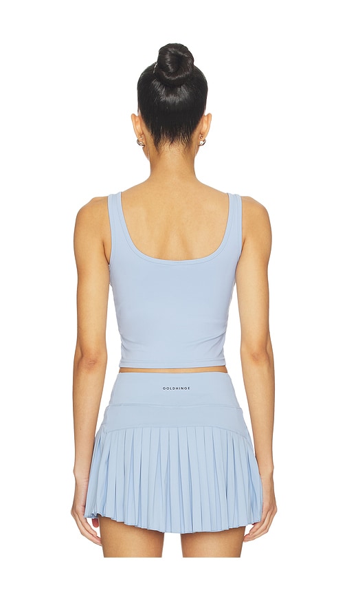 Gold Hinge Lined Mid-length Bra Top | Thumbnail 3 Gold Hinge Lined Mid-length Bra Top | Thumbnail 3