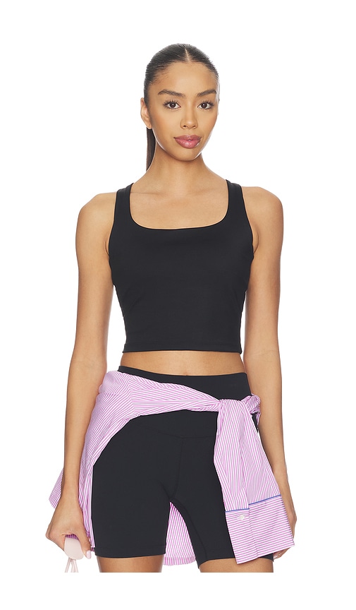  Gold Hinge Camiseta Corta Sin Mangas Criss Cross Back En Color Negro Talla L  (también En M, S, Xl, Xs). 