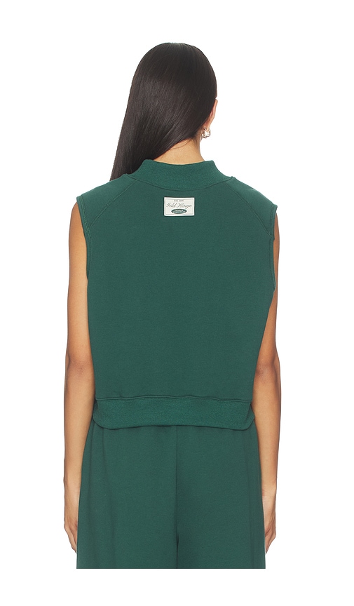  Gold Hinge ärmelloses Top Mit Stehkragen Gh Mock Neck Sleeveless Top In Dark Green. Größe S. Also In M, L. 