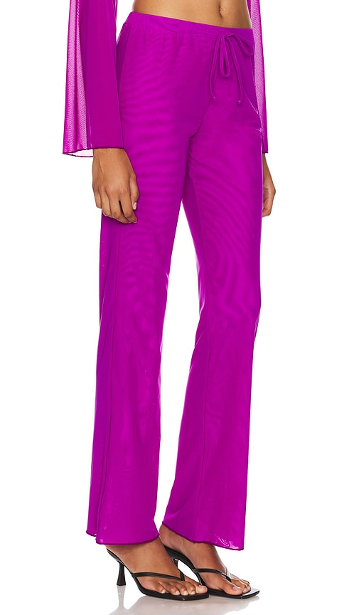 Shop Gonza Wide Leg Pants In Purple