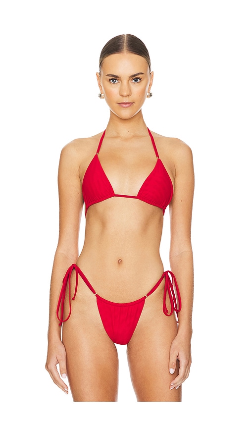 Gonza Triangle Top In Red
