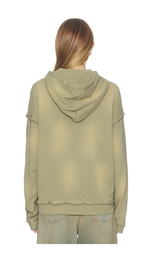  Guess Originals Sudadera Small Triangle Logo En Color Verde Salvia Talla L  (también En M, S, Xl/1x, Xs). 