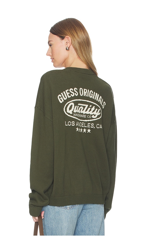 Guess Originals Back Jacquard Sweater