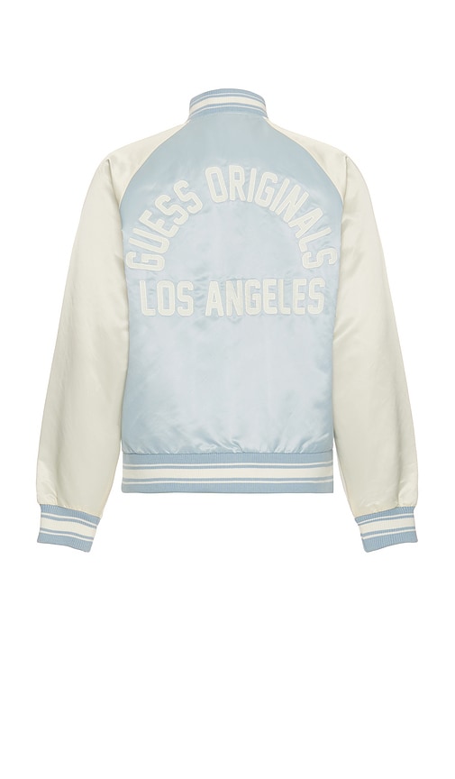 Guess satin bomber jacket online