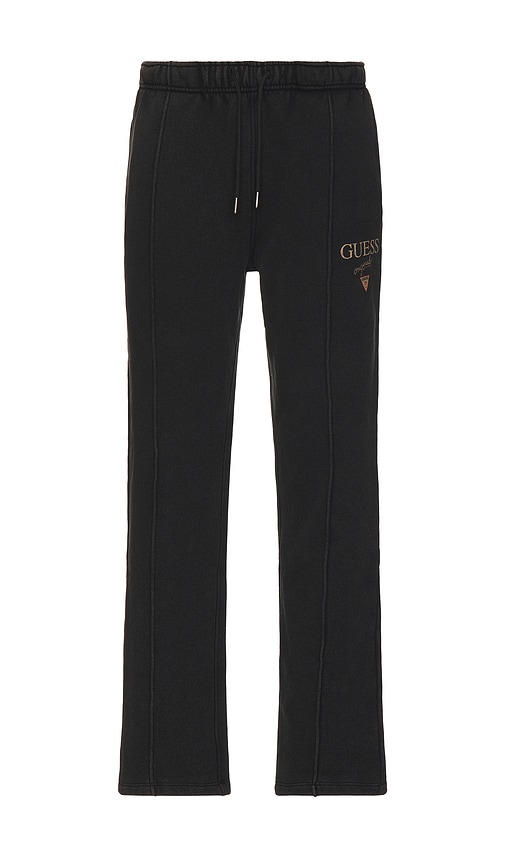 Guess Originals Stacked Logo Jogger In Black