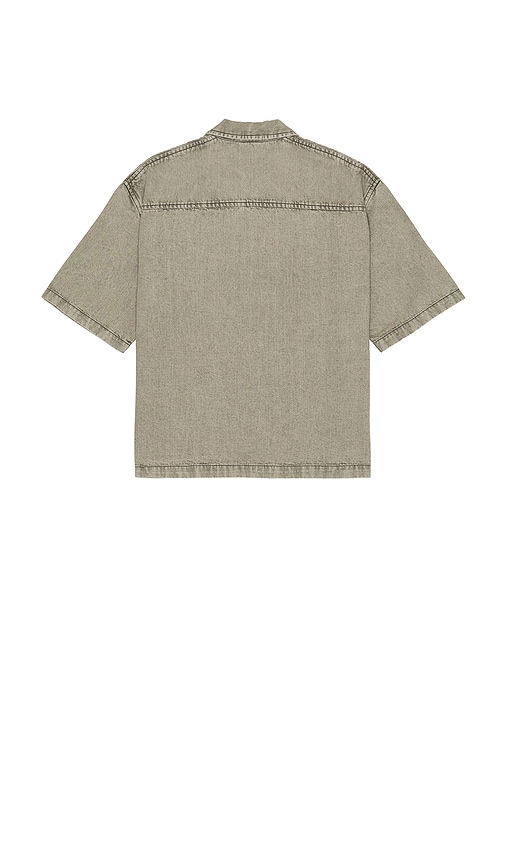 GUESS ORIGINALS BOXY DENIM SHORT SLEEVE SHIRT