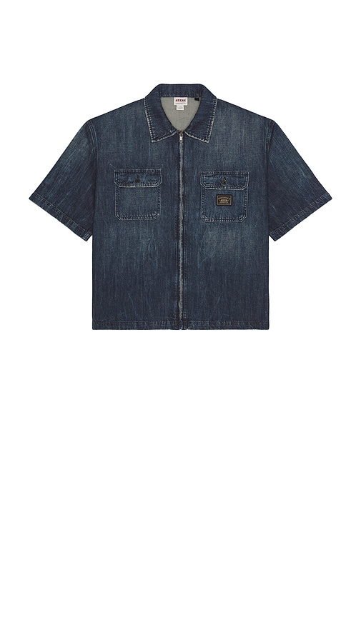Denim Zip Shirt in . Size M, S - Guess Originals - Modalova