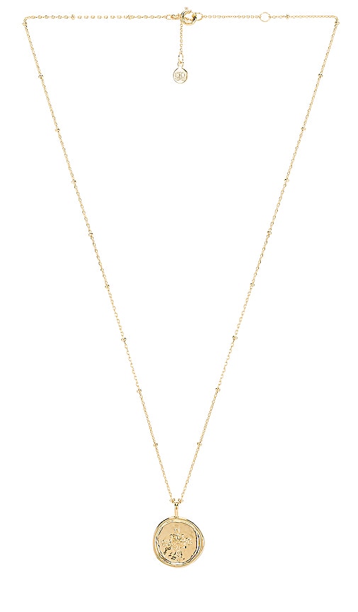 gorjana Compass Coin Necklace in Gold | REVOLVE