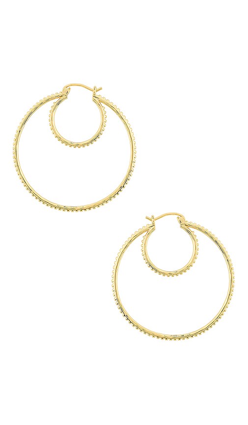 Bali Double Hoops