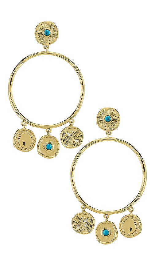 Cruz Coin Drop Hoops