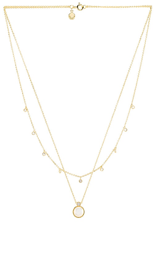 gorjana Eloise Gem Layered Necklace in 