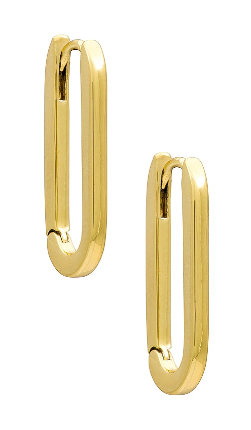 Gorjana Parker Link Hoops - Gold