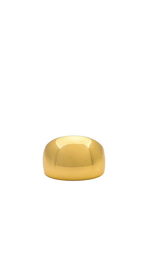 gorjana Lou Helium Ring in Metallic Gold