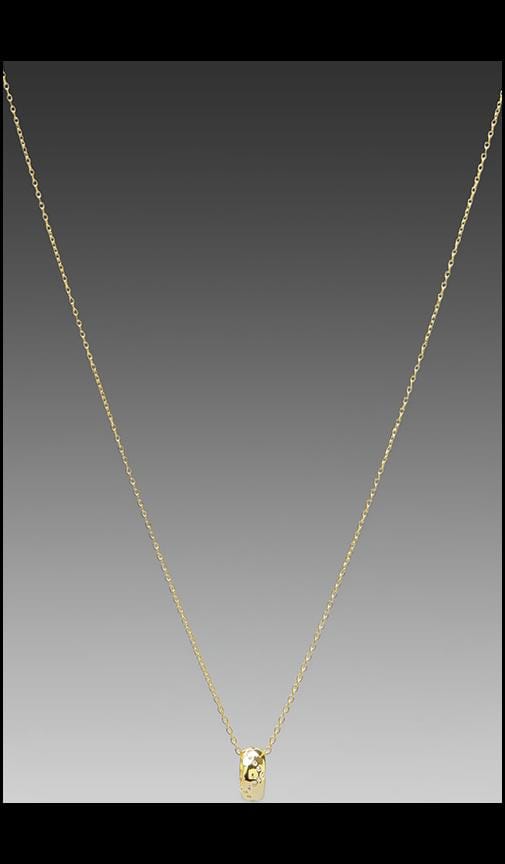 Delaney Wave Ring Necklace