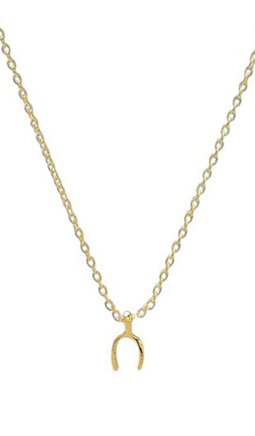 Wishbone Charm Necklace