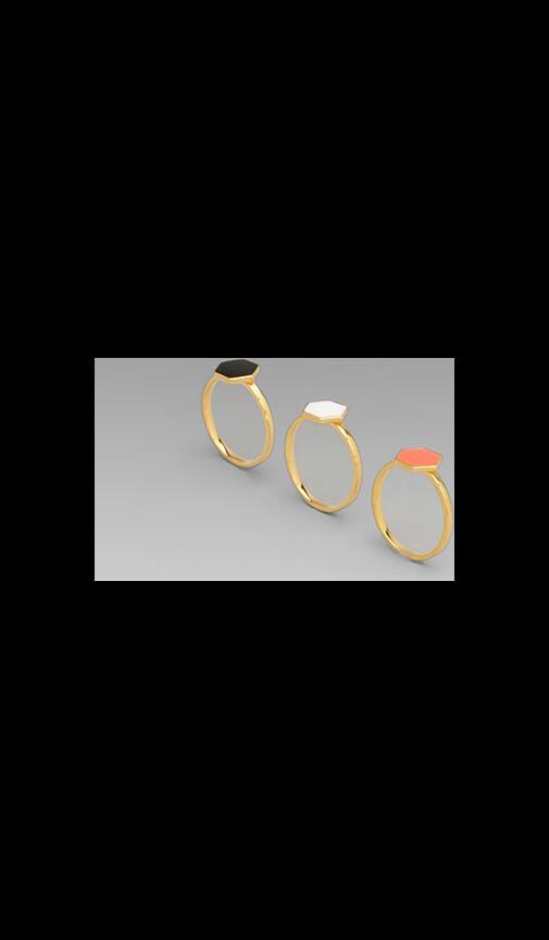 Bloom Hexagon Ring Set