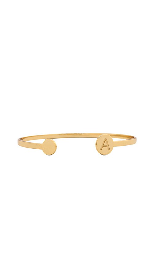 Alphabet Disc Cuff