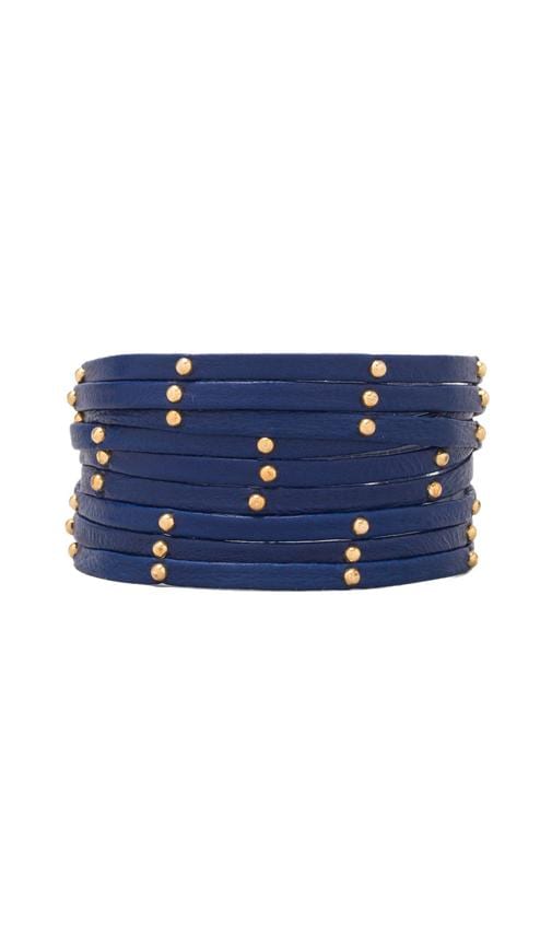 Graham Leather Triple Strand Wrap