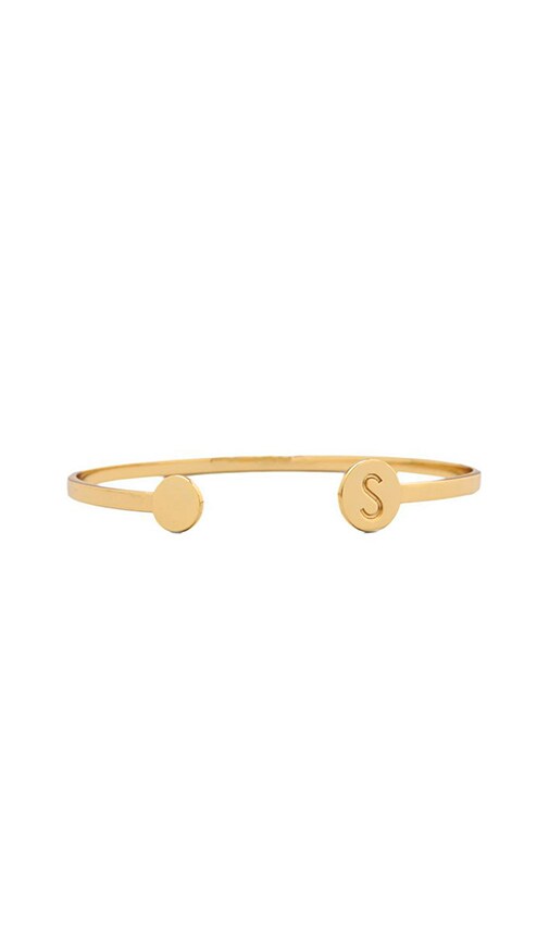 Alphabet Disc Cuff