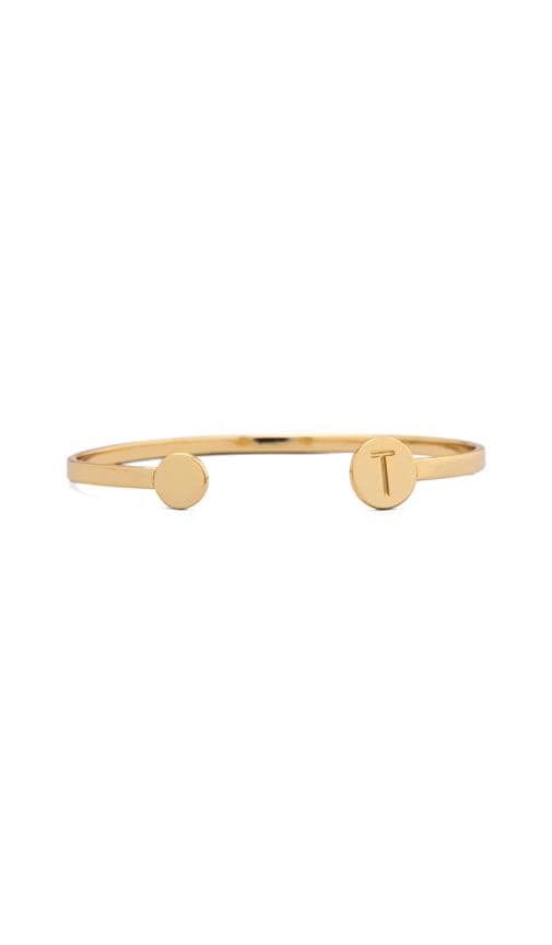 Alphabet Disc Cuff