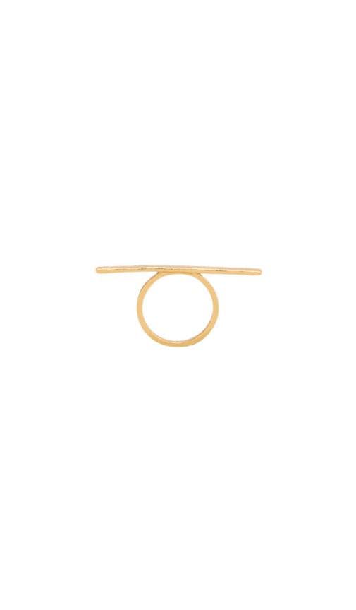 G Pressed Bar Ring