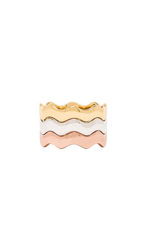 Zig Zag Ring Set