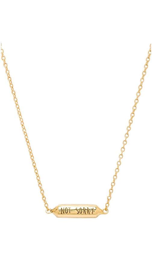 x REVOLVE Sorry/Not Sorry Necklace