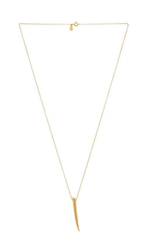 Fancy Horn Long Necklace