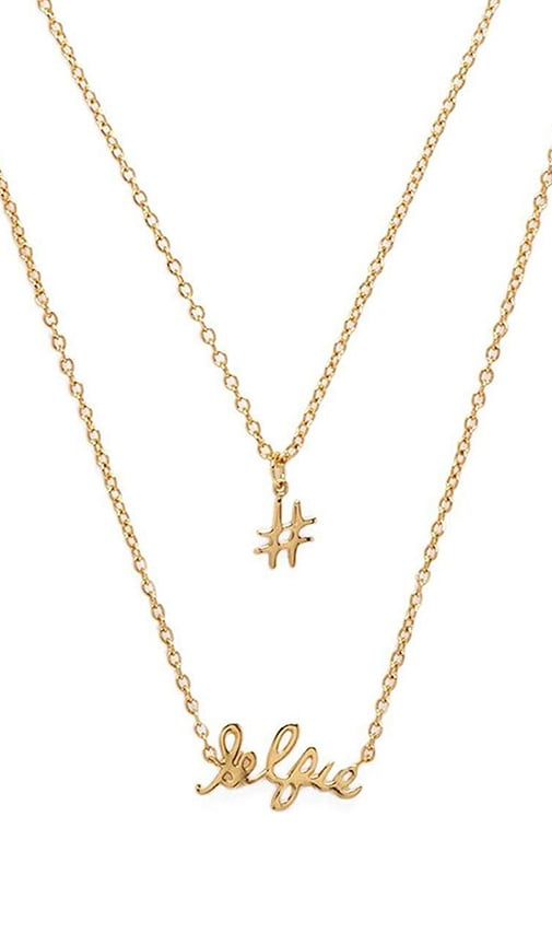 #Selfie Necklace Set