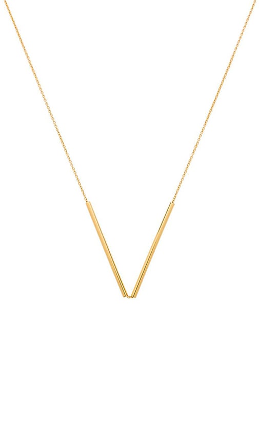 Bali Tube Small V Necklace
