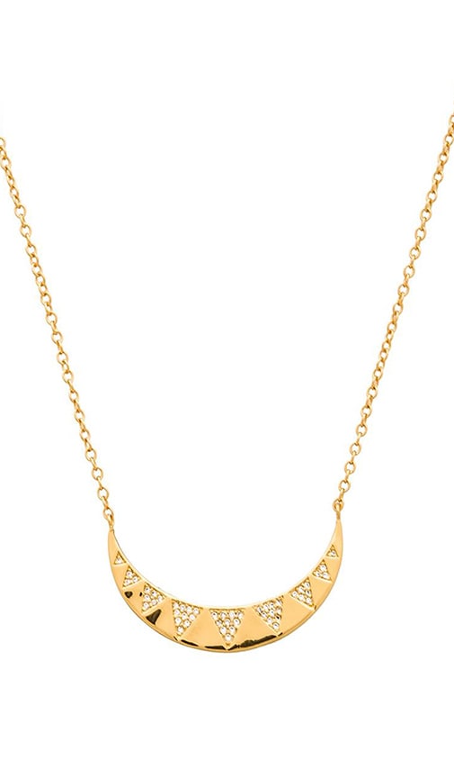 Crescent Shimmer Necklace
