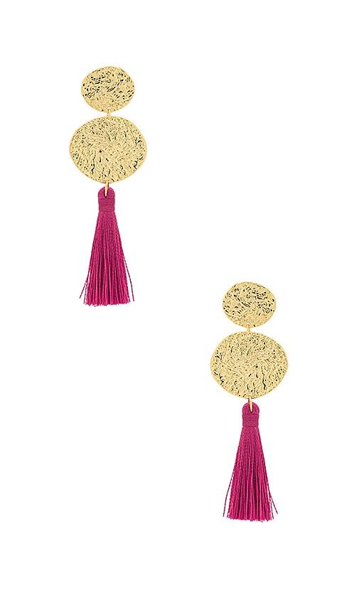 Gorjana Phoenix Stud Earrings In Berry Gold Revolve Phoenix Stud Earrings Gorjana