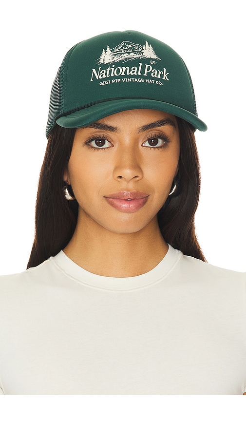 Gigi Pip National Park Trucker In Green