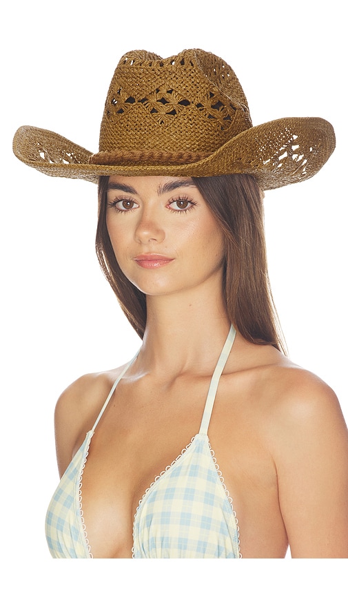 Gigi Pip Remy Cowboy Hat in Brown. - size 57 (also in 59, 61)