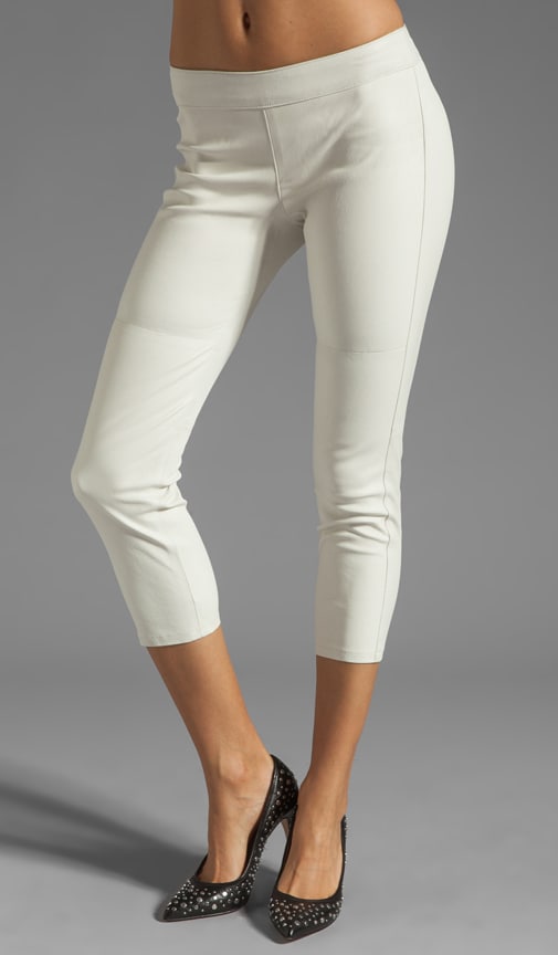 Stretch Leather Pants